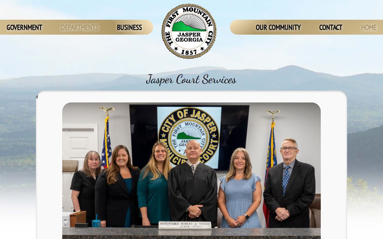 Jasper Municipal Court criminal record calendar