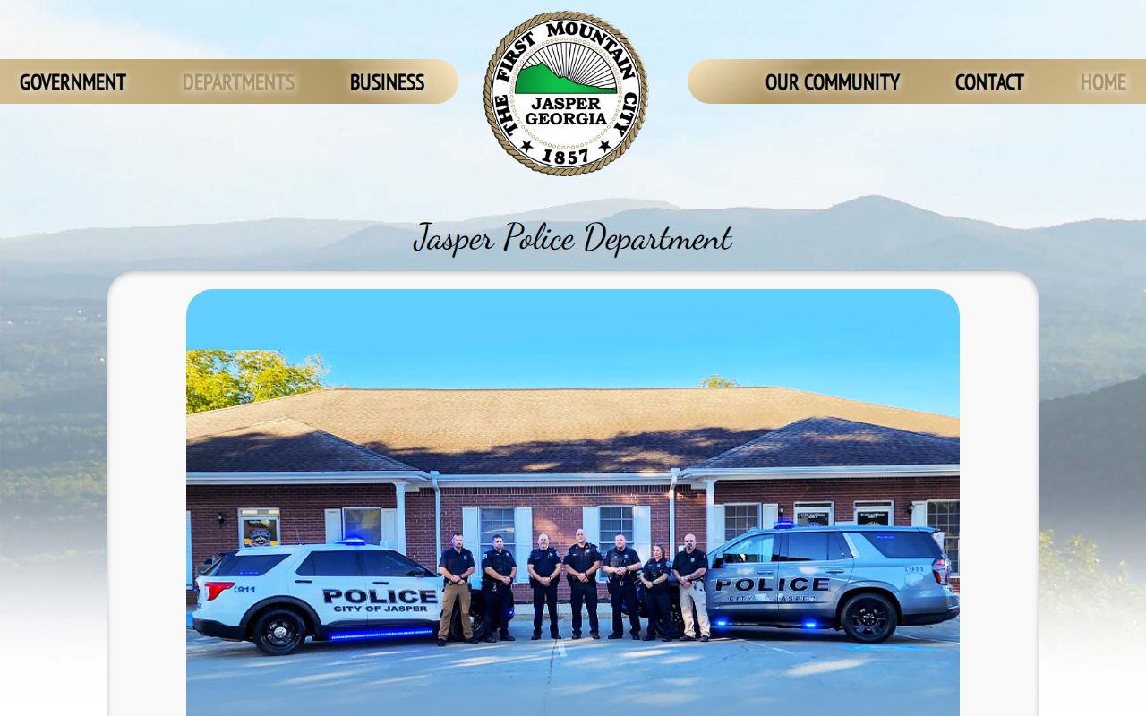 Jasper Police Department criminal records information